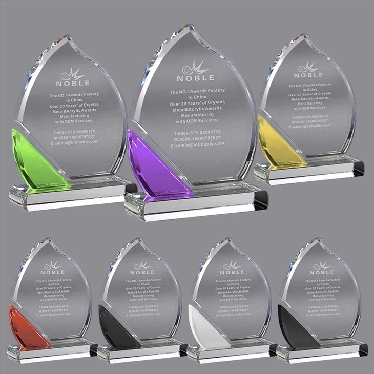 Crystal Flame Colorful Trophy factory